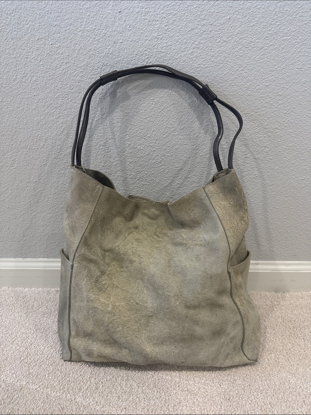 Like New Rough & Tumble Kirigami Bag -- Size: Large Color: Destroyed Stone